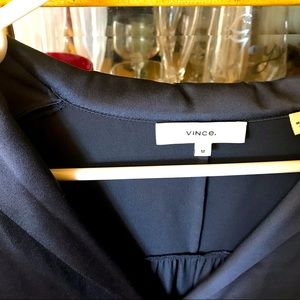 Vince- long sleeve silk blouse